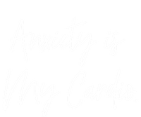 Anxiety Is My Cardio Funny Anxious Nervous People Gift Meaningful Gift Infant Baby Jersey Bodysuit