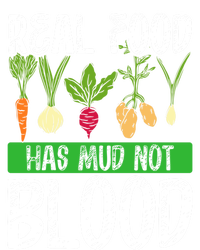 Backprint Real Food Has Mud Not Blood Veganism Gift Kids Tie-Dye T-Shirt