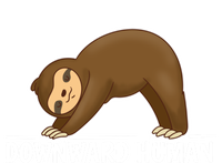 Downward Hu Sloth Gift Mousepad