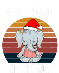 Elephant Christmas Yoga Namaste Chill Saying Gift Idea Gift T-Shirt