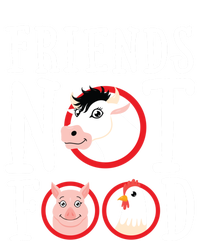 Friends Not Food Gift Vegan Animal Love Veganism Gift Full Zip Hoodie