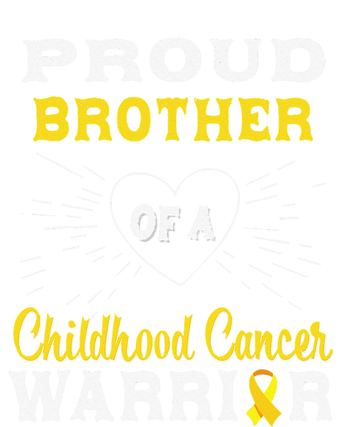 Proud Brother Of A Childhood Cancer Warrior Awareness Kids Long Sleeve Shirt