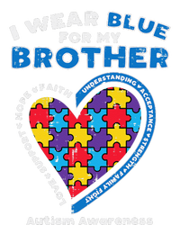 Puzzle I Wear Blue For My Brother Autism Awareness Family Ceramic Star Ornament