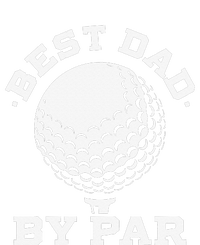 Best Dad by Par Funny Golf Player Father's Day Women's Racerback Tank