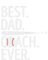 Best Dad Coach Ever Baseball Patriotic For Father's Day T-Shirt