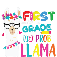 100th Day Of 1st Grade 100 Days Smarter No Prob Llama T-Shirt