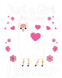 Cute Llama For Girl Farming Llama Lovers Alpaca Farm Cooling Performance Crew T-Shirt