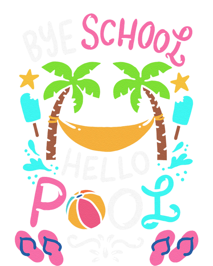 Bye School Beach Ball Hammock T-Shirt