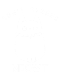 Don’t Stress Meowt Cute Cat Gift Women's V-Neck T-Shirt