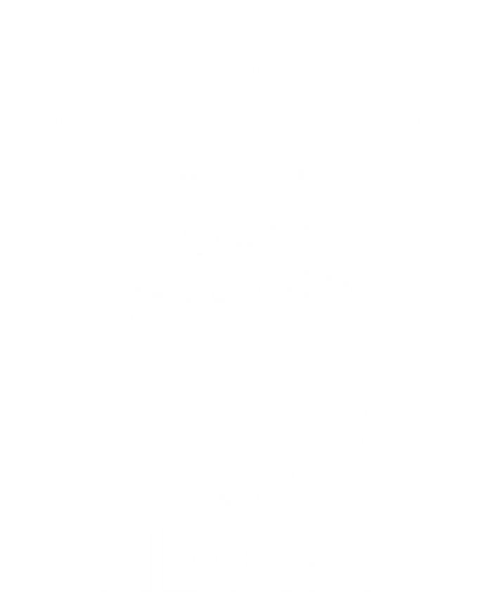 Don’t Stress Meowt Cute Cat Gift Women's V-Neck T-Shirt