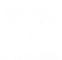 I Dont Eat My Homies Gift Vegan Gift Full-Length Apron With Pockets