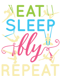 Eat Sleep Fly Repeat Gift Cute Aerial Yoga Gift T-Shirt