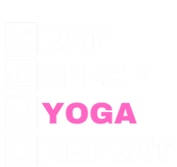 Eat Sleep Yoga Repeat Exercise Gym Funny Yoga Funny Workout Gift T-Shirt