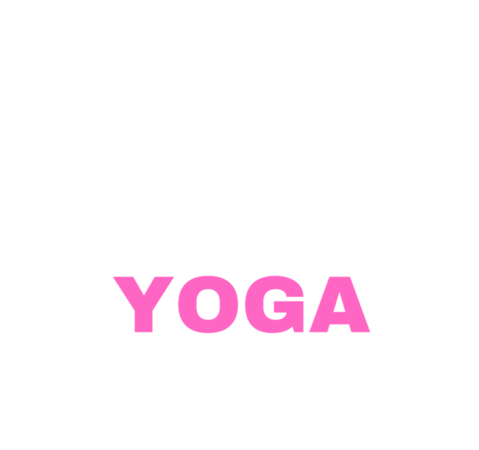 Eat Sleep Yoga Repeat Exercise Gym Funny Yoga Funny Workout Gift T-Shirt