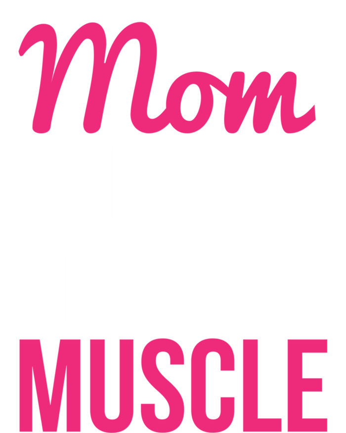 Mom Hustle Makes Muscle Funny Mother Fitness Rhyme Workout Funny Gift Valucap Bio-Washed Visor