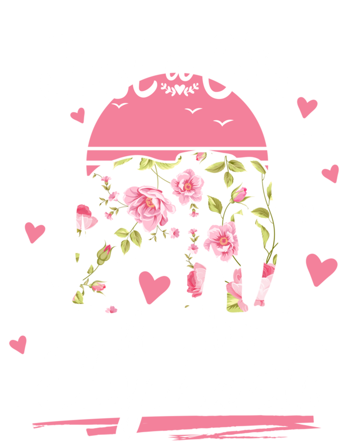 Elephant Design Just A Who Loves Elephants Great Gift Women's Tri-Blend 3/4-Sleeve Raglan Shirt