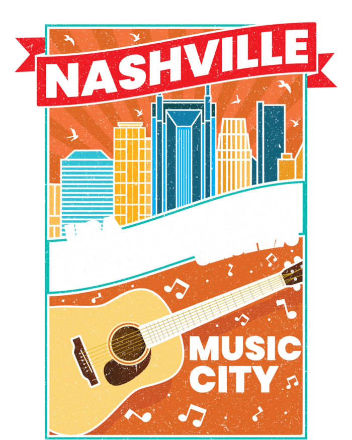 Nashville Tennessee Usa Music City Guitar Musician Music Gift T-Shirt