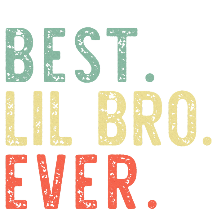 Best Lil Bro Ever Family Retro Vintage Little Brother Women's Racerback Tank