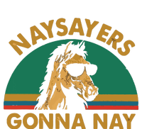 Naysayers Gonna Nay Vintage Retro Horse Lover Gift Women's Tri-Blend 3/4-Sleeve Raglan Shirt