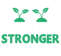 Faster Stronger Vegan Novelty Vegan Athlete Cute Gift T-Shirt