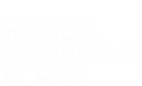 Faster Stronger Vegan Cute Gift Toddler Hoodie