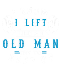 I Know I Lift Like An Old Funny Design Meaningful Gift Ladies Essential Flowy Tank