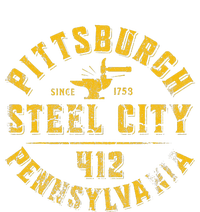 Pittsburgh Pennsylvania Steel City Home 412 Vintage T-Shirt