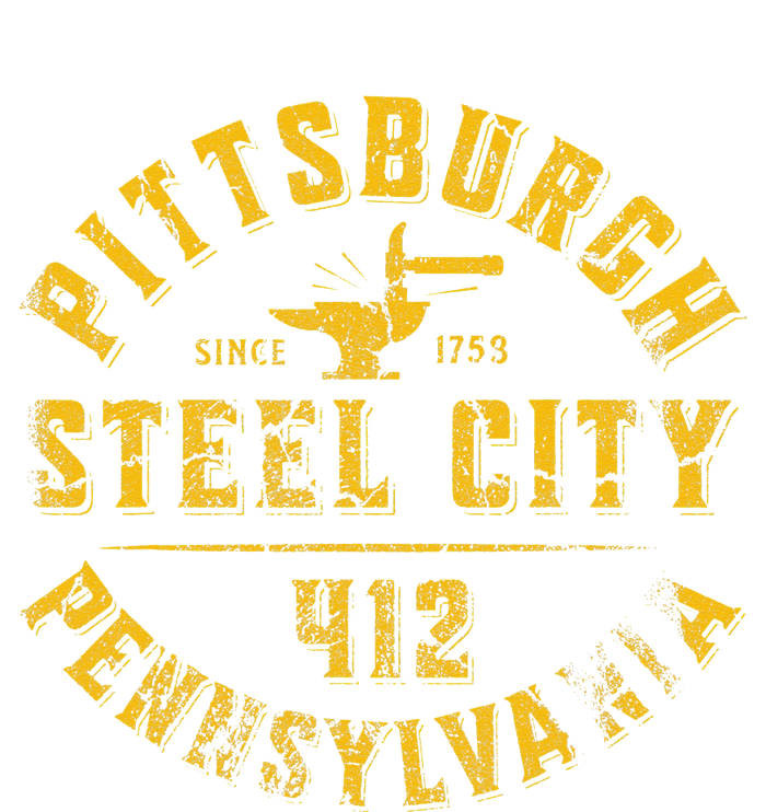 Pittsburgh Pennsylvania Steel City Home 412 Vintage T-Shirt