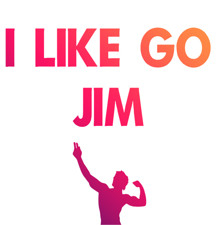 I Like Go Jim Bodybuilding Design Funny Gym Fitness Power Gift Bumper Sticker