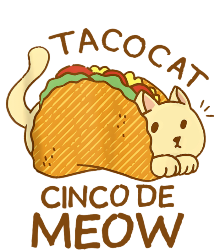 Taco Cat Mexican Cinco De Mayo T-Shirt