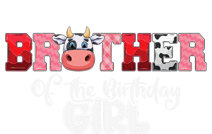 Brother of The Birthday Cow Family Cow Farm Matching T-Shirt