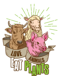 Love Animals Eat Plants Vegan Great Gift Doggie Tank