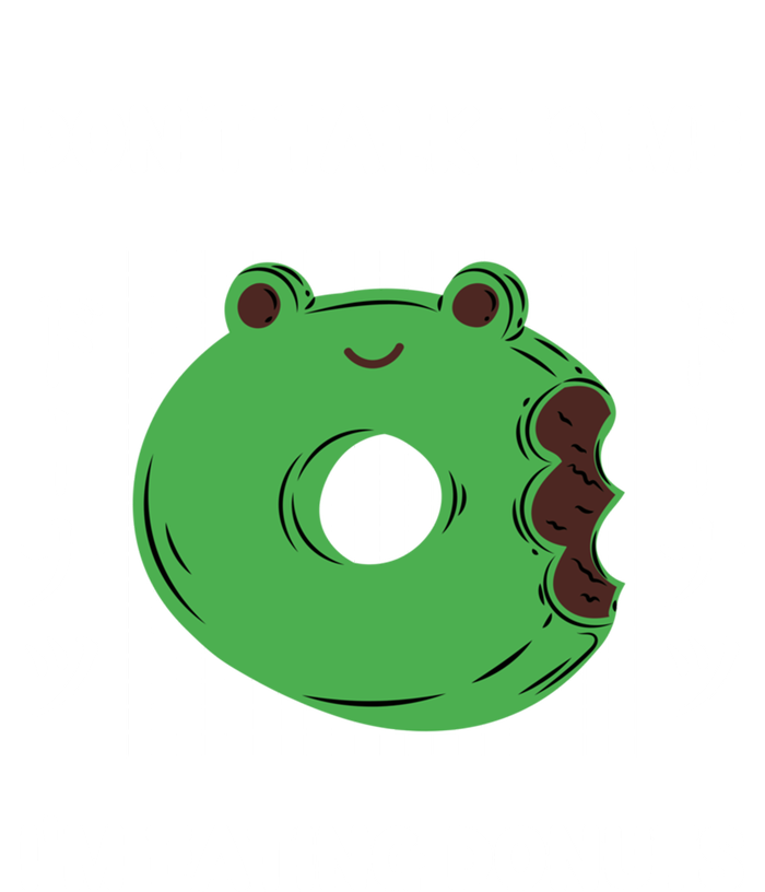 Frog Don't Talk To Me I'm Eating Donuts Japanese Style Cool Gift Women's T-Shirt