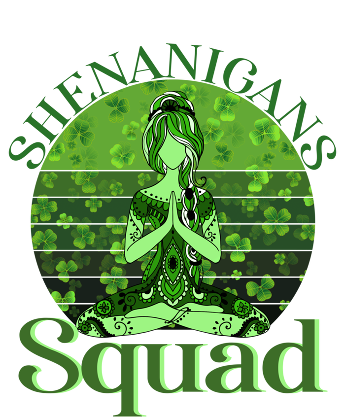 Irish Yoga Shenanigans Squad Sunset St Patricks Day Gift T-Shirt