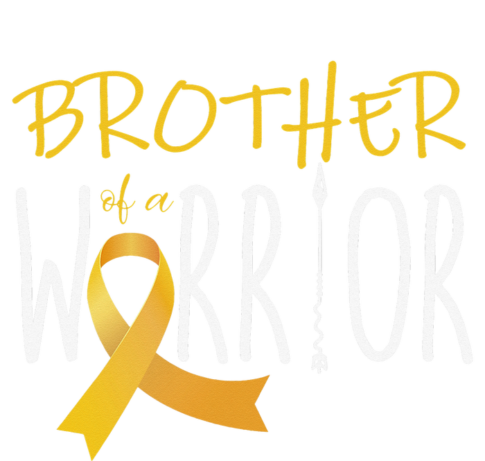 Childhood cancer awareness Brother of a warrior Sustainable Bucket Hat