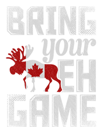 Funny Canadian Moose Maple Leaf Bring Your Eh Game Canada Funny Gift Bumper Sticker