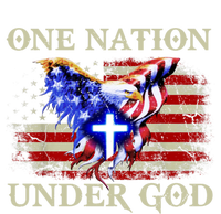 One Nation Under God Patriotic Usa Christian Gift Tie-Dye Long Sleeve Shirt