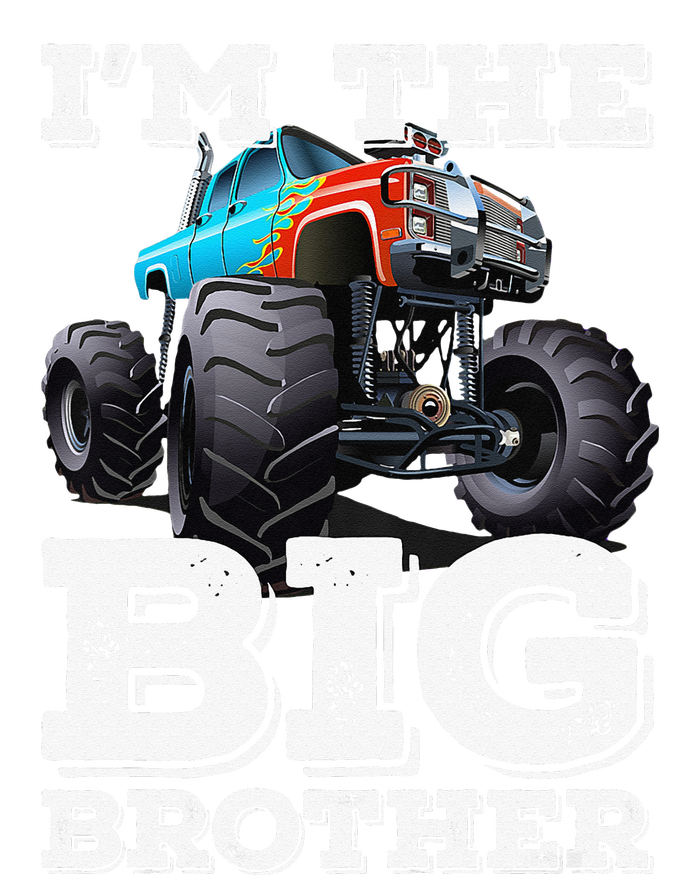 I'm The Big Brother Funny Monster Truck Mesh Reversible Basketball Jersey Tank