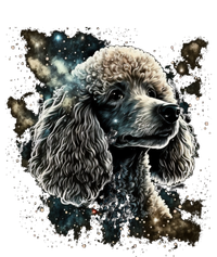 Outer Space Toy Poodle On Galaxy Astronaut Poodle Gift Coaster