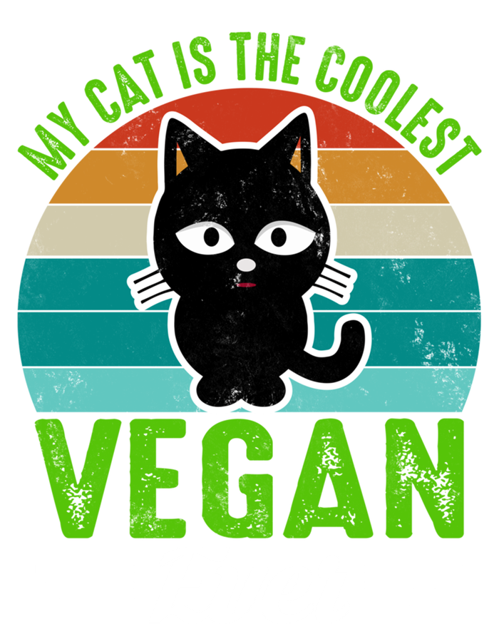 My Cat Is The Coolest Vegan Ever Gift T-Shirt