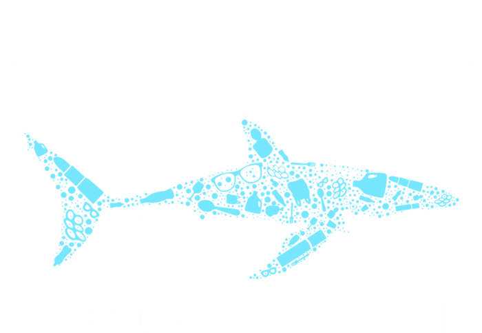 Plastic Is The Real Killer Shark Plastic Pollution Gift Coaster