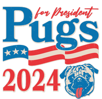 Funny Vintage Retro Pugs For President 2024 Urban Pullover Hoodie