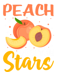 Peach For The Stars Veganism Design For Fruitarian Gift Short Acrylic Beanie