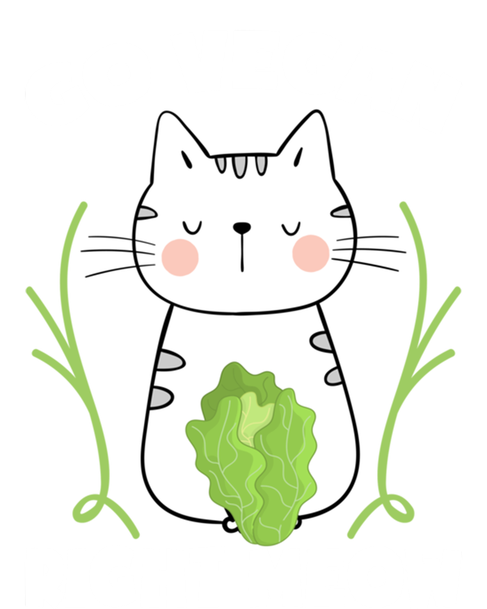 Go Vegan Right Meow Funny Vegan Cat Vegan Gift Ladies Long Sleeve Shirt