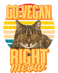 Go Vegan Right Meow Vegetarian Cool Gift T-Shirt