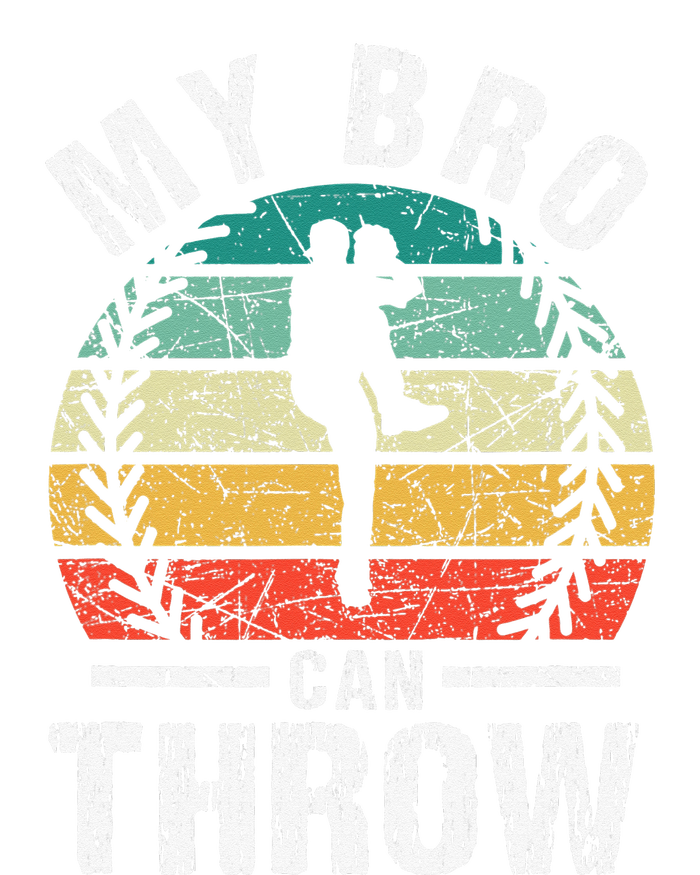 Baseball Pitcher Biggest Fan Sister Brother My Bro Can Throw T-Shirt