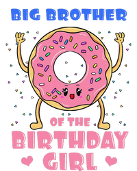 Big Brother Of The Birthday Donut Bday Party Bro Sib Youth Performance Sprint T-Shirt