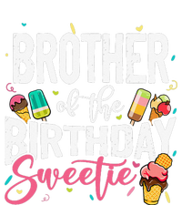 Funny Ice Cream Theme Party Brother Of The Birthday Sweetie Kids Tie-Dye T-Shirt