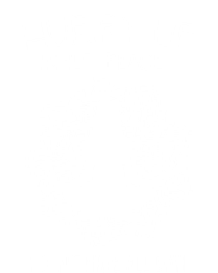 Guided Meditation Hurry Up Inner Peace I Dont Have All Day Gift 16 in Basic Backpack