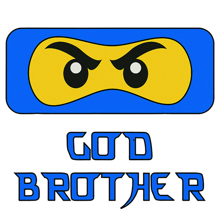 God Brother Ninja Face Family Kids Long Sleeve Shirt